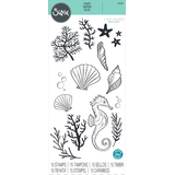 Sizzix Clear Stamps by Lisa Jones Ocean Elements (15pcs) (666669)