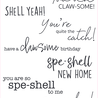 Sizzix Clear Stamps Seas the Day (11pcs) (666668) (OUTLET)