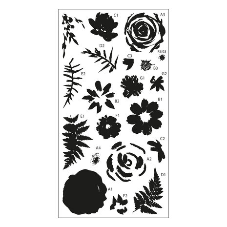 Sizzix Layered Clear Stamps Painted Florals (20pcs) (666670) (DISCONTINUED) Sizzix Layered Clear Stamps Painted Florals (20pcs) (666670) (DISCONTINUED)