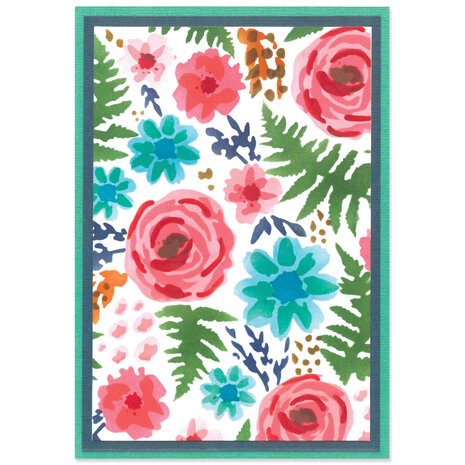 Sizzix Layered Stencil Abstract Blooms (4pcs) (666666) Sizzix Layered Stencil Abstract Blooms (4pcs) (666666)