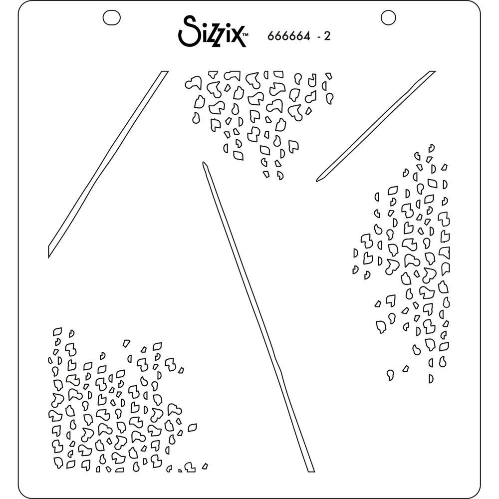 Sizzix Layered Stencil Fern (4pcs) (666664)
