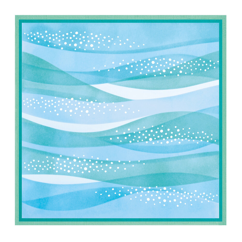 Sizzix Layered Stencil Sea Scape (4pcs) (666665)