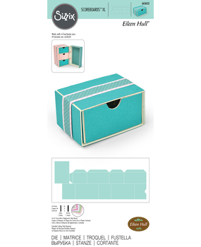 Sizzix ScoreBoards XL Die by Eileen Hull Box Stacking Drawer (663633)
