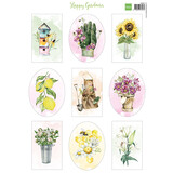 Marianne Design Decoupage Sheet A4 Happy Gardners (VK9611) (DISCONTINUED)