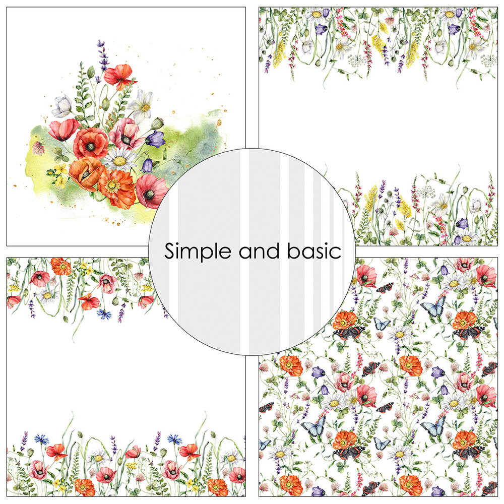 Simple and Basic Summer Meadow 12x12 Inch Paper Pack (SBP733) (DISCONTINUED) Simple and Basic Summer Meadow 12x12 Inch Paper Pack (SBP733) (DISCONTINUED)