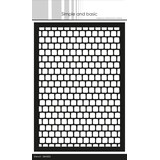 Simple and Basic Copplestones Stencil (SBM003) (DISCONTINUED)