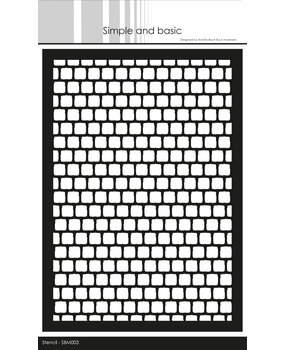Simple and Basic Copplestones Stencil (SBM003) (OUTLET)