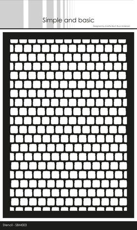 Simple and Basic Copplestones Stencil (SBM003) (DISCONTINUED)