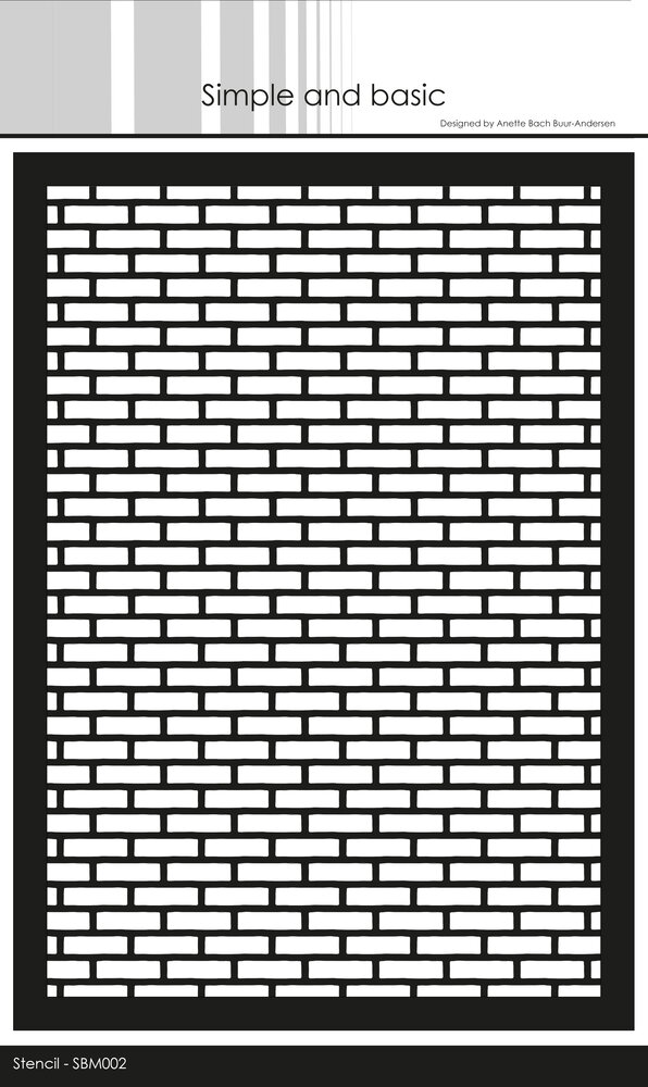 Simple and Basic Bricks Stencil (SBM002) (DISCONTINUED)