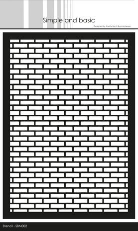 Simple and Basic Bricks Stencil (SBM002) (DISCONTINUED)