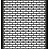Simple and Basic Bricks Stencil (SBM002) (DISCONTINUED)