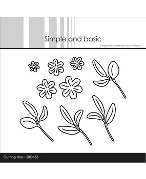Simple and Basic Flowers and Leaves Dies (SBD456) (DISCONTINUED)