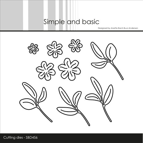Simple and Basic Flowers and Leaves Dies (SBD456) (DISCONTINUED)