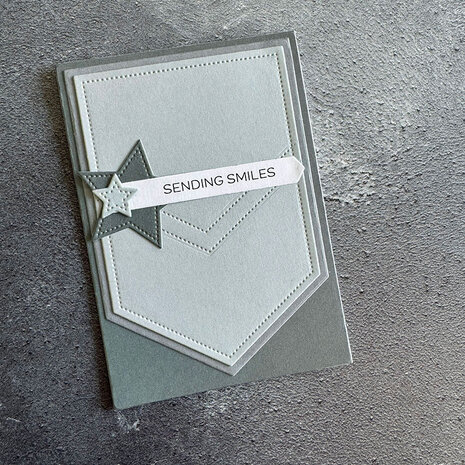 Simple and Basic Reverse Fishtail w/Stars Dies (SBD452)