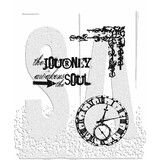 Stampers Anonymous Soulful Journey Tim Holtz Cling Stamps (CMS029)