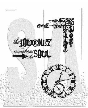 Stampers Anonymous Soulful Journey Tim Holtz Cling Stamps (CMS029)