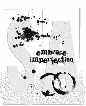 Stampers Anonymous Spills & Splatters Tim Holtz Cling Stamps (CMS028)