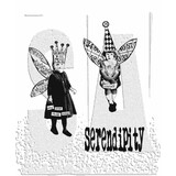 Stampers Anonymous Winged Things I Tim Holtz Cling Stamps (CMS024)