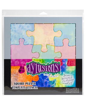Stampers Anonymous Template Stencil Dylusions Square Puzzle (DYPZS)