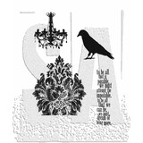 Stampers Anonymous Birds And Baubles Tim Holtz Cling Stamps (CMS039)