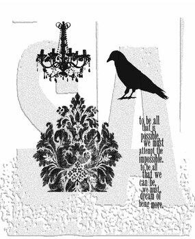 Stampers Anonymous Birds And Baubles Tim Holtz Cling Stamps (CMS039)