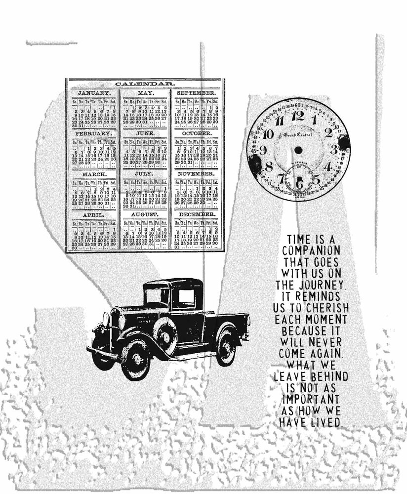 Stampers Anonymous Elements Of Time Tim Holtz Cling Stamps (CMS038) Stampers Anonymous Elements Of Time Tim Holtz Cling Stamps (CMS038)