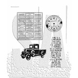 Stampers Anonymous Elements Of Time Tim Holtz Cling Stamps (CMS038)