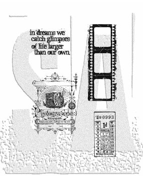 Stampers Anonymous Captured Moments Tim Holtz Cling Stamps (CMS037)