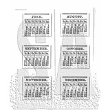Stampers Anonymous Calendar 2 Tim Holtz Cling Stamps (CMS035)