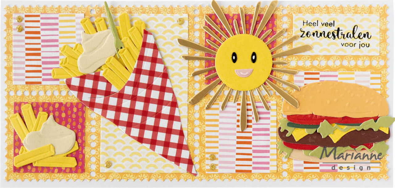 Marianne Design Papers Pad A4 Fresh Lemonade (PK9190) Marianne Design Papers Pad A4 Fresh Lemonade (PK9190)