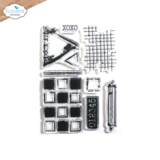 Elizabeth Craft Designs Remember Moments A6 Stamps Textures (CS364)