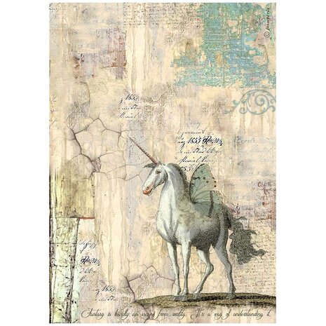 Stamperia Wonderland A4 Rice Paper Unicorn (6pcs) (DFSA4929) Stamperia Wonderland A4 Rice Paper Unicorn (6pcs) (DFSA4929)