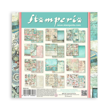 Stamperia Wonderland 8x8 Inch Paper Pack (SBBS109) Stamperia Wonderland 8x8 Inch Paper Pack (SBBS109)