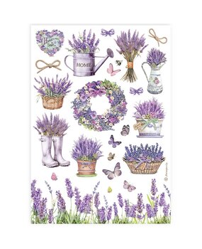 Stamperia Provence Accessories A4 Rice Paper (6pcs) (DFSA4888) (DISCONTINUED) Stamperia Provence Accessories A4 Rice Paper (6pcs) (DFSA4888) (DISCONTINUED)