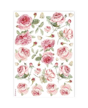 Stamperia English Roses Pattern A4 Rice Paper (6pcs) (DFSA4903) Stamperia English Roses Pattern A4 Rice Paper (6pcs) (DFSA4903)