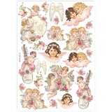Stamperia Angels A4 Rice Paper (6pcs) (DFSA4925) (OUTLET)