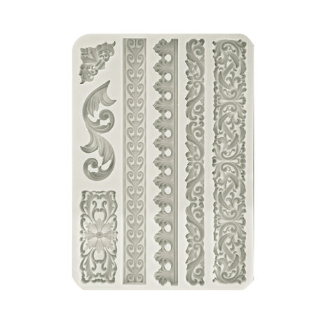 Stamperia Greek Borders Silicon Mould A5 (KACMA511) Stamperia Greek Borders Silicon Mould A5 (KACMA511)