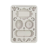 Stamperia Frames and Plates Silicon Mould A5 (KACMA513) Stamperia Frames and Plates Silicon Mould A5 (KACMA513)