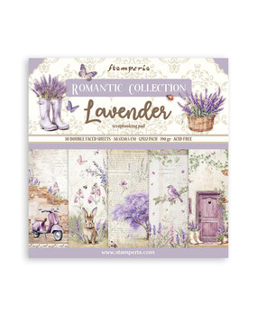 Stamperia Lavender 12x12 Inch Paper Pack (SBBL155)