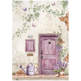 Stamperia Lavender A4 Rice Paper Door (6pcs) (DFSA4886)