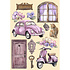 Lavender Colored Wooden Shape A5 (KLSP162) (OUTLET)