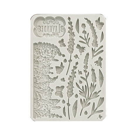 Stamperia Lavender Silicon Mould A5 Elements (KACMA530)