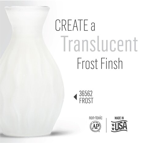 Folkart Murano Glass Paint Frost Medium 2 fl oz (36562) Folkart Murano Glass Paint Frost Medium 2 fl oz (36562)