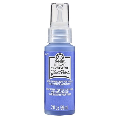 Folkart Murano Glass Paint Transparent Peri Purple 2 fl oz (36533) Folkart Murano Glass Paint Transparent Peri Purple 2 fl oz (36533)
