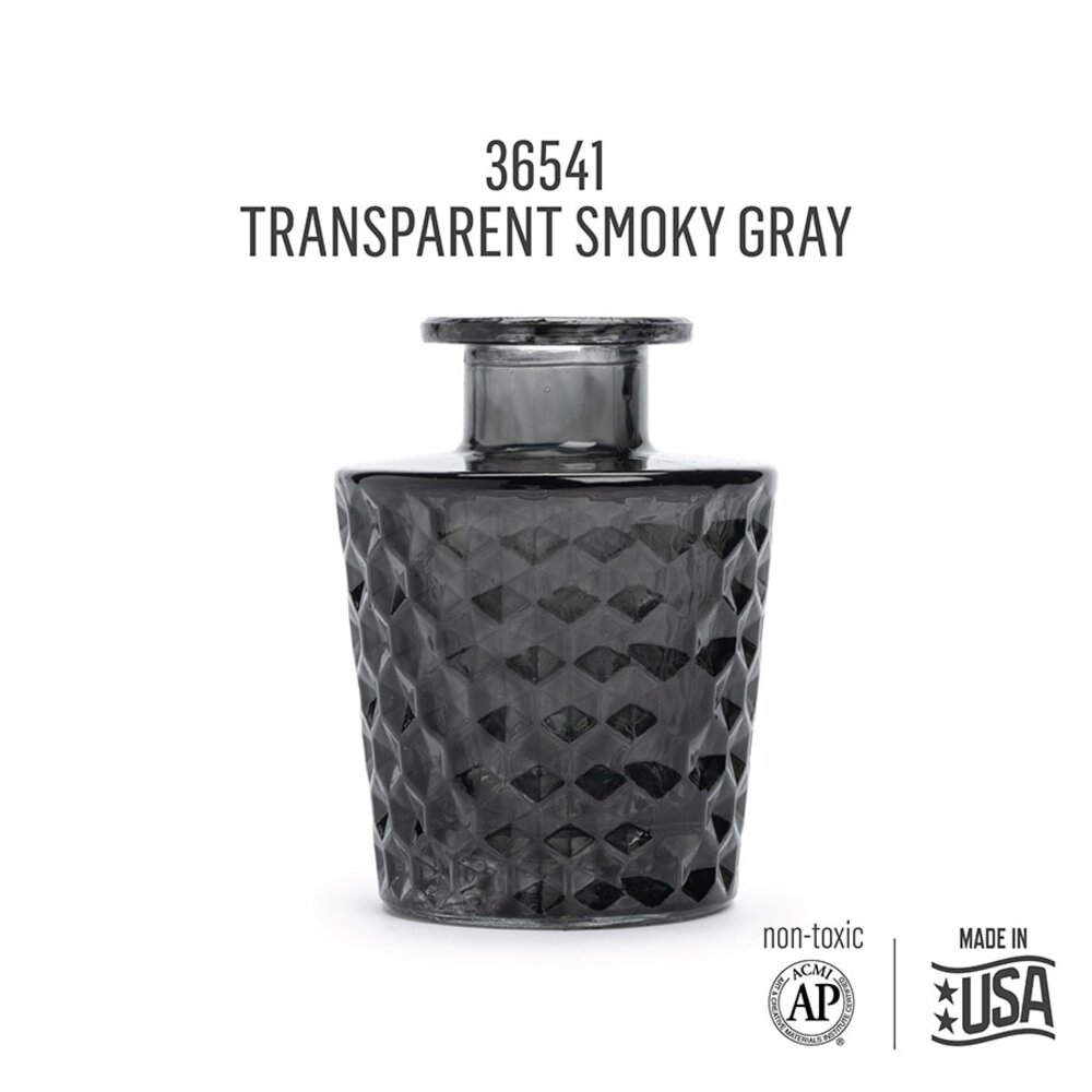 Folkart Murano Glass Paint Transparent Smokey Gray 2 fl oz (36541) Folkart Murano Glass Paint Transparent Smokey Gray 2 fl oz (36541)