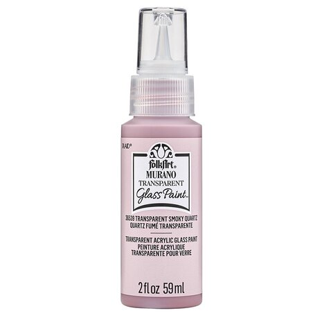 Folkart Murano Glass Paint Transparent Smokey Quartz 2 fl oz (36539) Folkart Murano Glass Paint Transparent Smokey Quartz 2 fl oz (36539)