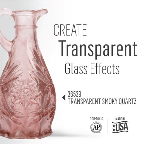 Folkart Murano Glass Paint Transparent Smokey Quartz 2 fl oz (36539) Folkart Murano Glass Paint Transparent Smokey Quartz 2 fl oz (36539)