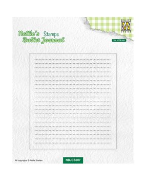 Nellie Snellen Clear Stempels Suitable for Nellie's Bullet Journal Basic Notepage Layout (NBJCS007) (OUTLET)