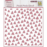 Nellie Snellen Mixed Media Stencil Planner Essential Triangles (MMS4K-065) (DISCONTINUED)