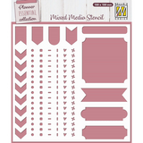 Nellie Snellen Mixed Media Stencil Planner Essential Journal (MMS4K-068) (DISCONTINUED)